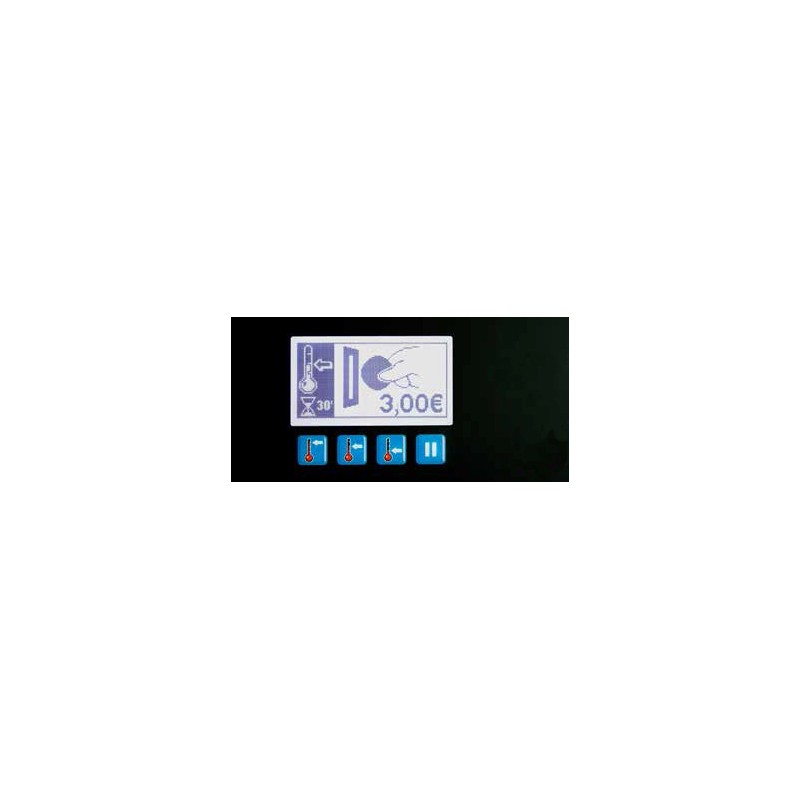 Lavanderías autoservicio. Secadora 19kg. Programa muy caliente. Ropa resistente y húmeda.